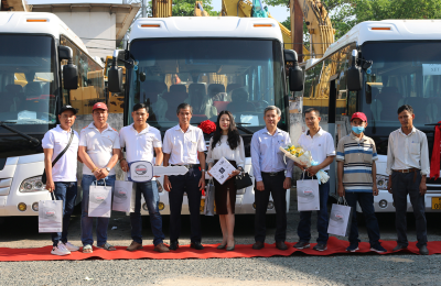 NHÀ XE KIM MẠNH HÙNG ĐẦU TƯ LÔ 05 XE SAMCO FELIX 29 GHẾ