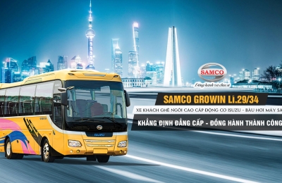 SAMCO GROWIN LI.29/34 - XE KHÁCH GHẾ NGỒI CAO CẤP 2020