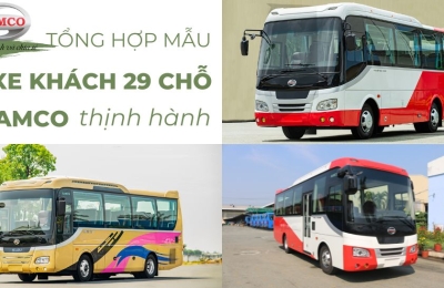 Tổng hợp các mẫu xe khách 29 chỗ Samco hiện nay