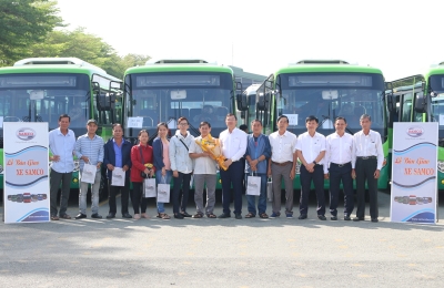SAMCO BÀN GIAO LÔ XE BUÝT SAMCO CITY I.51 CHO HTX VẬN TẢI 19/5